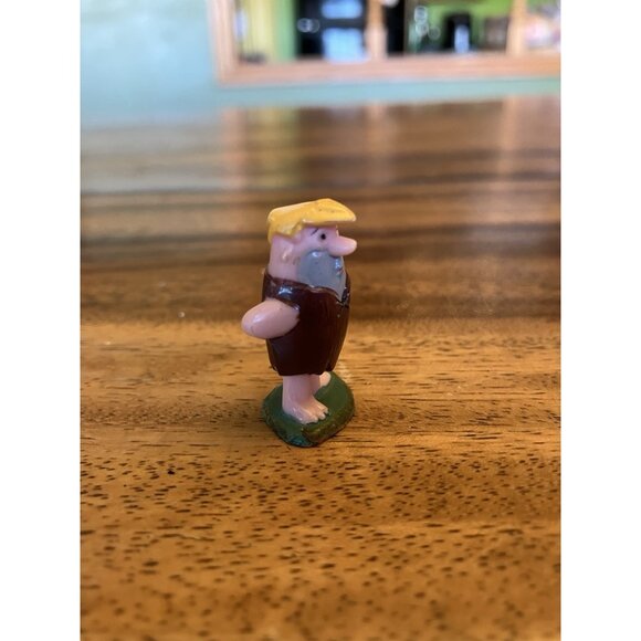 Flintstones Barney Rubble Figure by Marx Tinykins 1960s Cereal Toy RARE - Picture 2 of 8